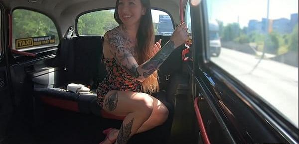  Fake Taxi Tattooed babe seduces the taxi driver by showing off her tattooed body